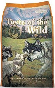 Product photo: Taste of the Wild High Prairie Grain-Free Protein Real Meat Recipe Natural Dry Puppy Food with Real Roasted Venison & Bison. Click to check price.